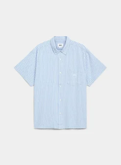 Alan striped seersucker shirt