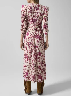 Albini silk-blend dress