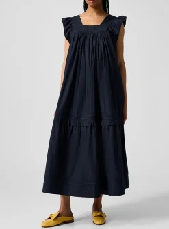 Alina ruffled maxi dress
