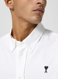 Ami de Cœur embroidered Oxford shirt
