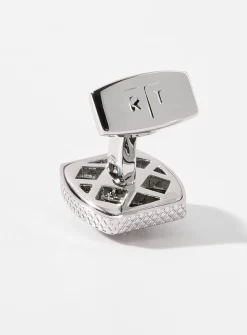 Ascot horses mother-of-pearl cuff links