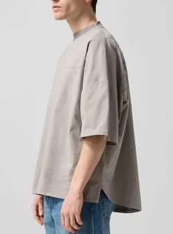 Atelier cursive logo vertical seam T-shirt