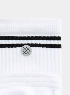 Athletic-stripe golf socks