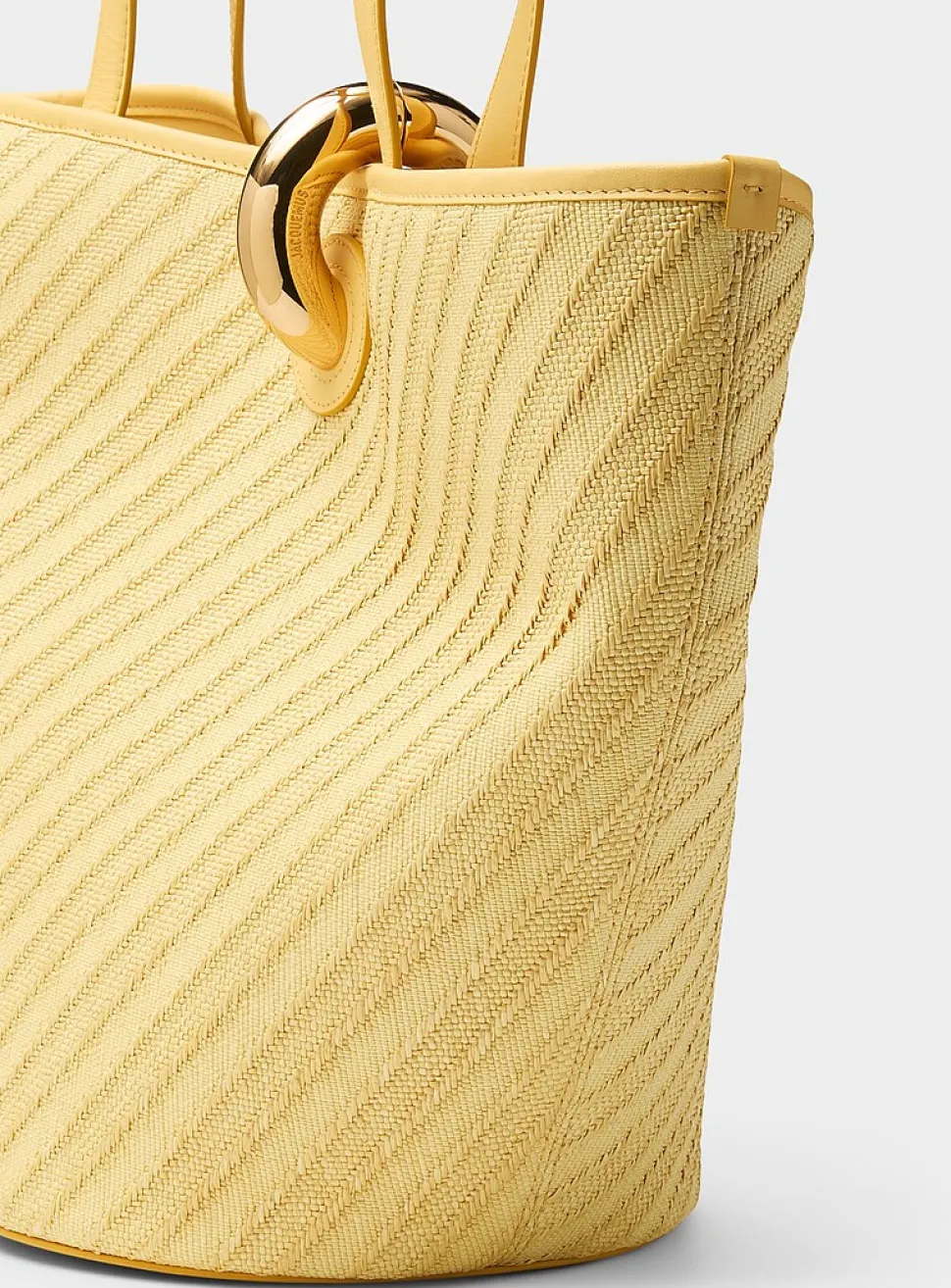 Bambola braided weave leather tote bag