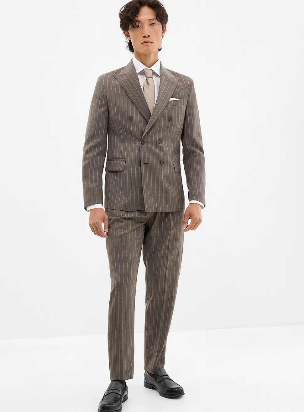 Banker-stripe jacket