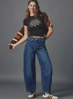 Barrel jean
