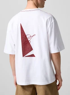 Bateau embroidered T-shirt