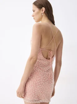 Beads and sequins minidress