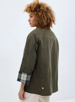 Bedale tartan underside relaxed jacket
