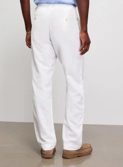 Bedford linen-cotton pant