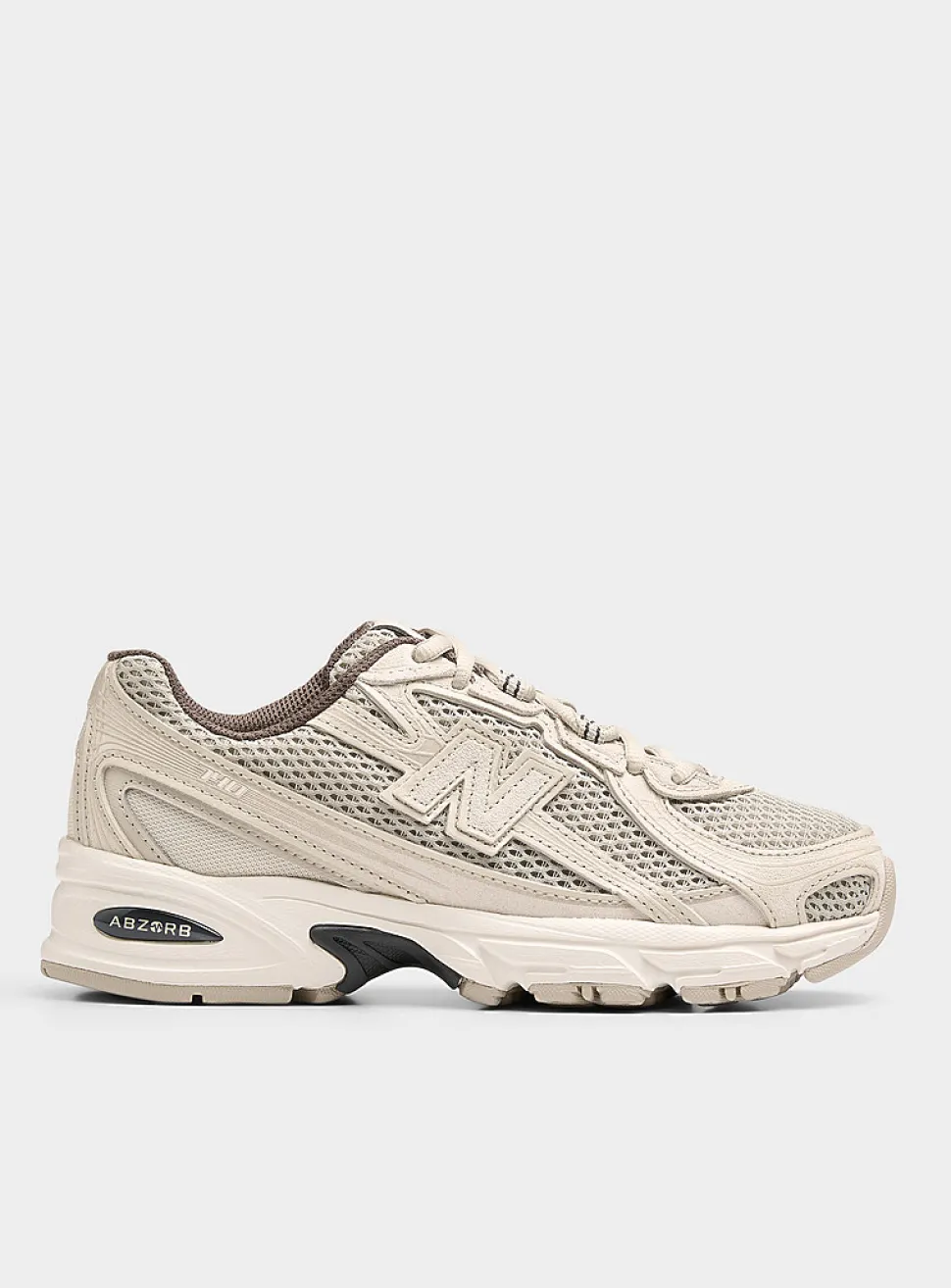 Beige suede U740 sneakers