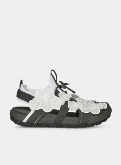 Bekah floral appliqué sandals
