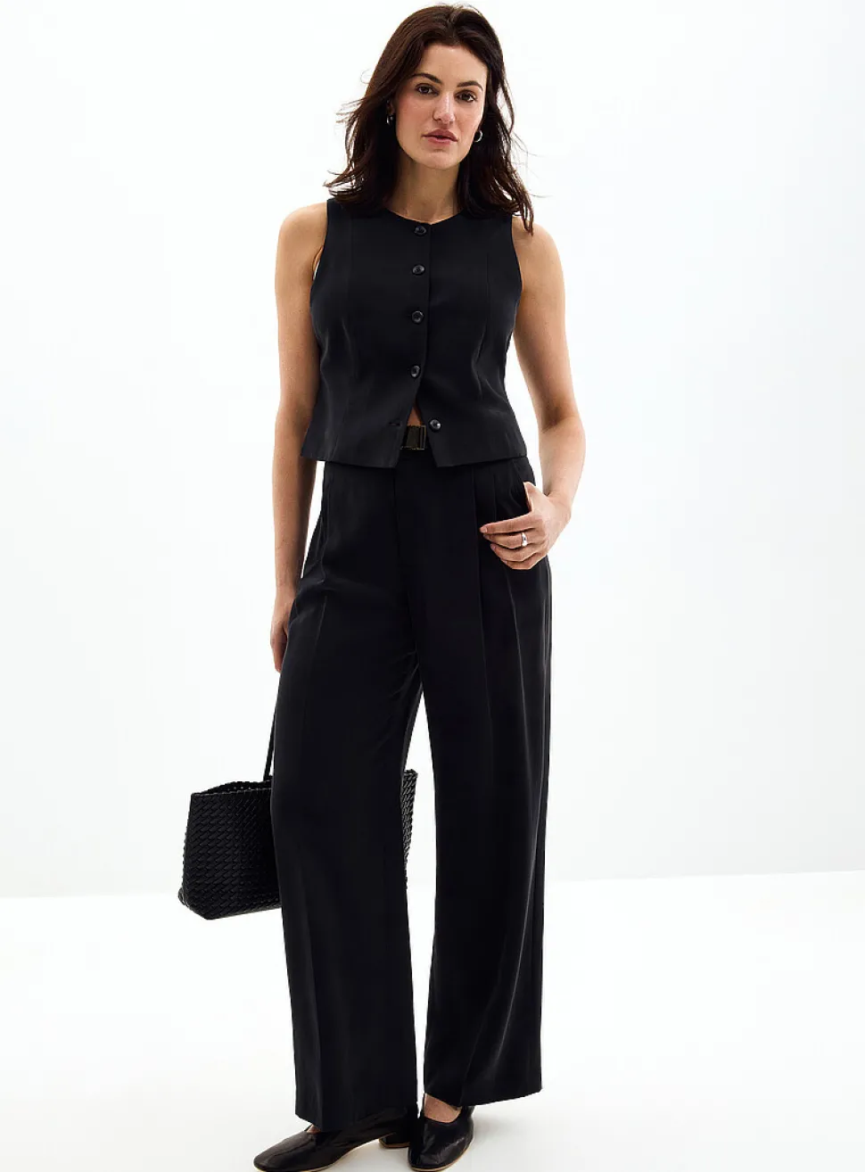 Belted flowy Essential pant