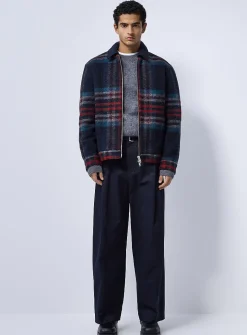Belted pleated pant