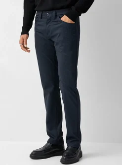 Bird's-eye knit washable pant
