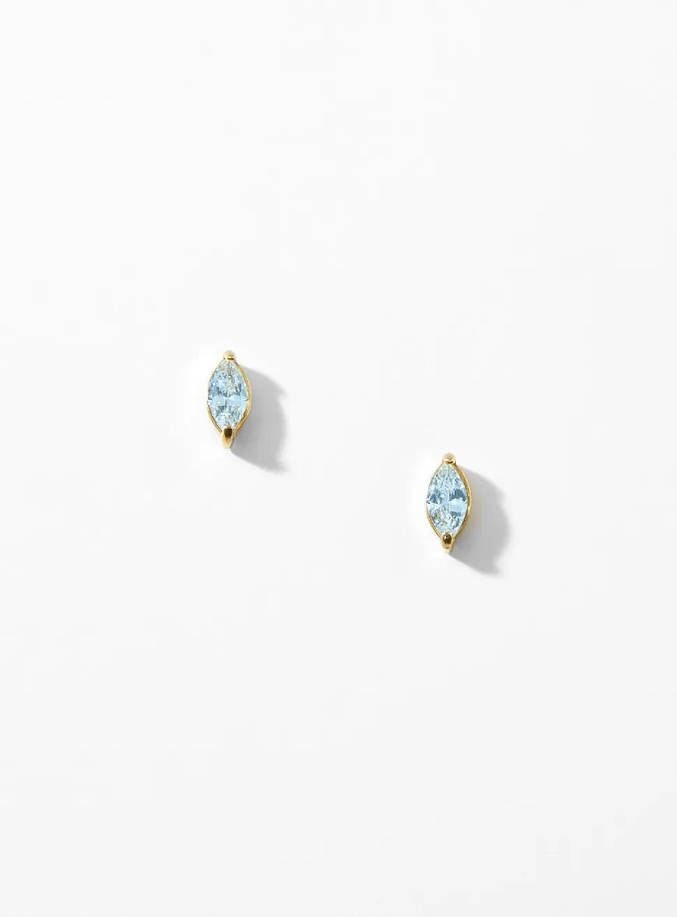 Birthstone oval earrings