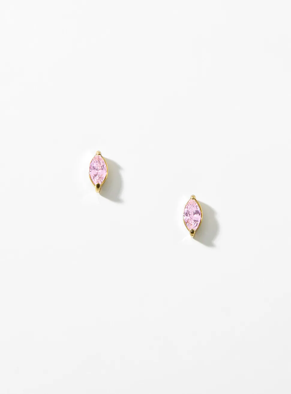 Birthstone oval earrings