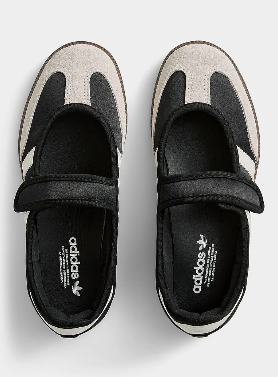 Black and ivory Samba Jane sneakers