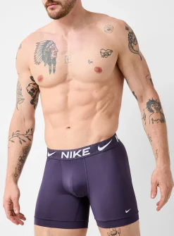 6" black/mauve/red boxer briefs