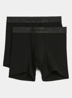 4" black ultra-comfortable boxer briefs