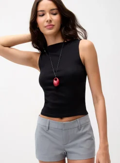 Boat-neck cami