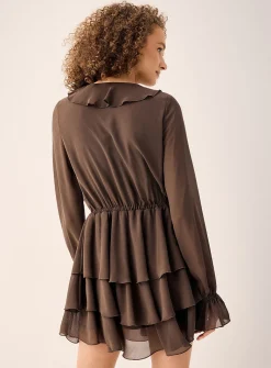 Bohemian chiffon dress