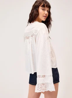 Bohemian lace blouse
