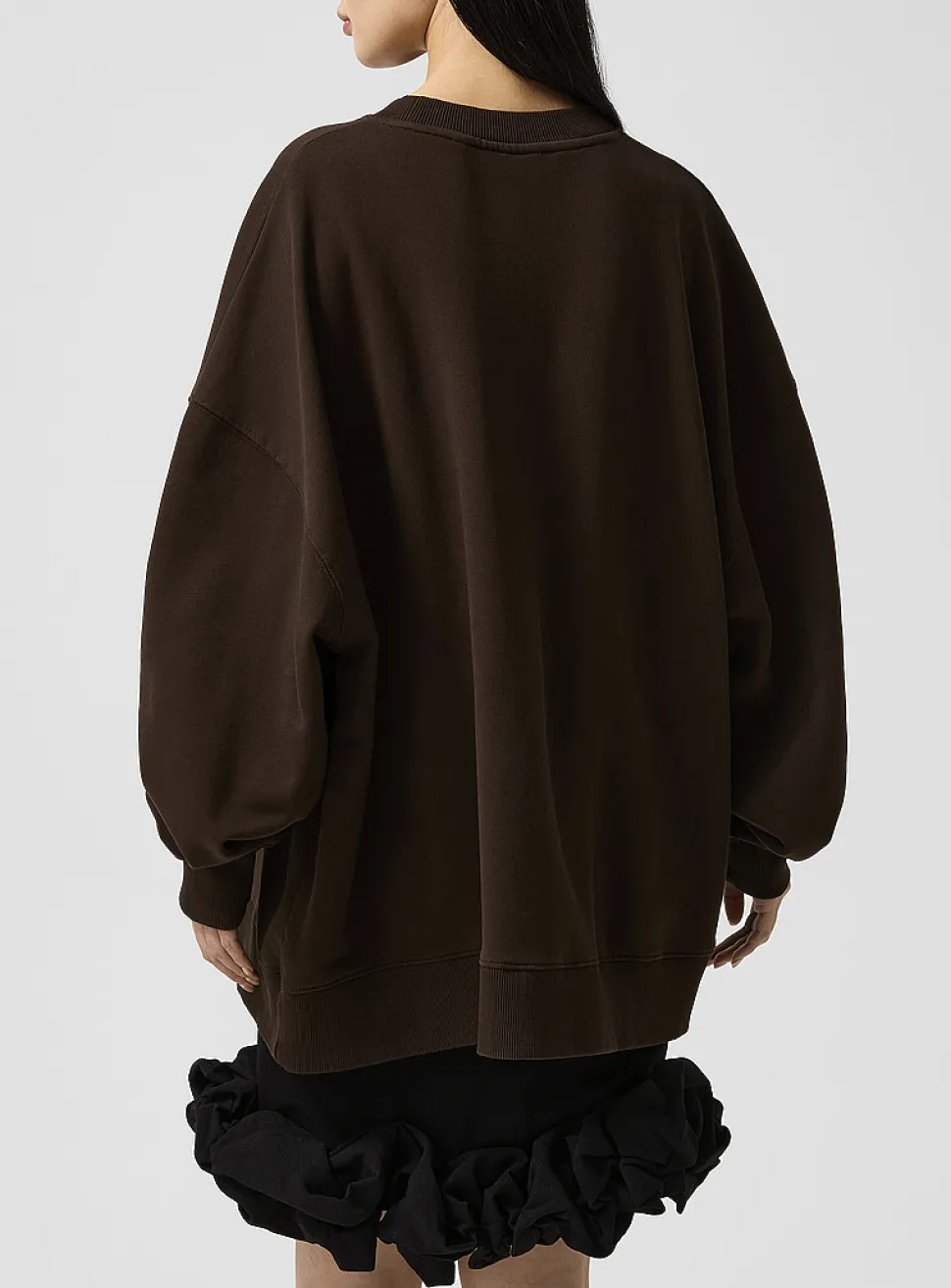 Bouclé logo sweatshirt