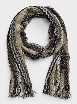 Brilliant zigzag scarf