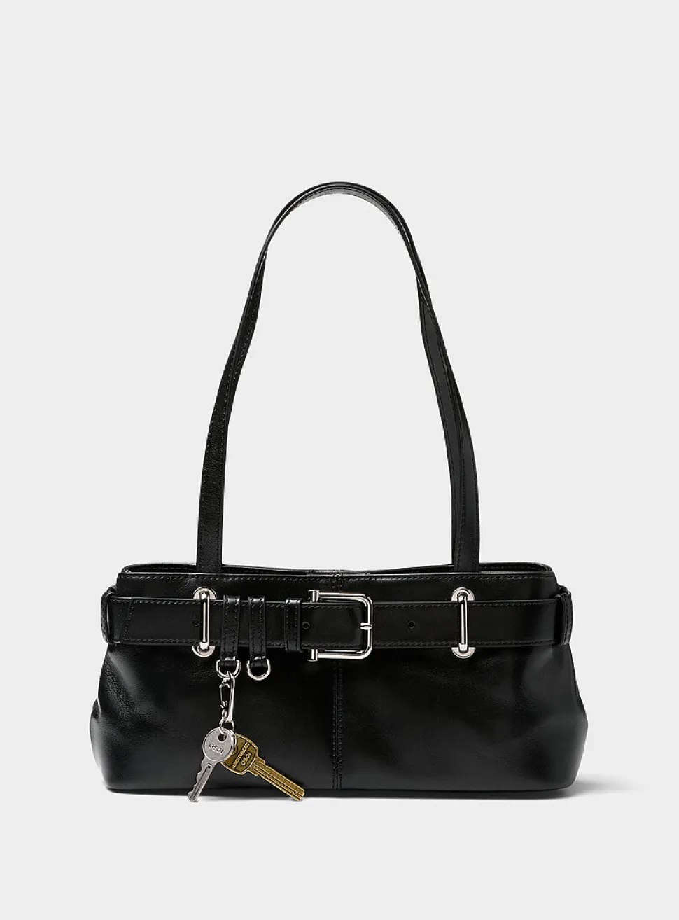 Brocle small black leather shoulder bag