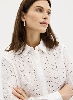 Broderie anglaise shirt