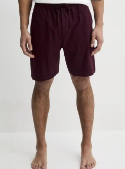 Brushed jersey pyjama short