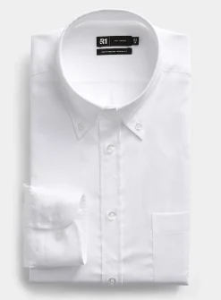 Buttoned-collar Oxford shirt