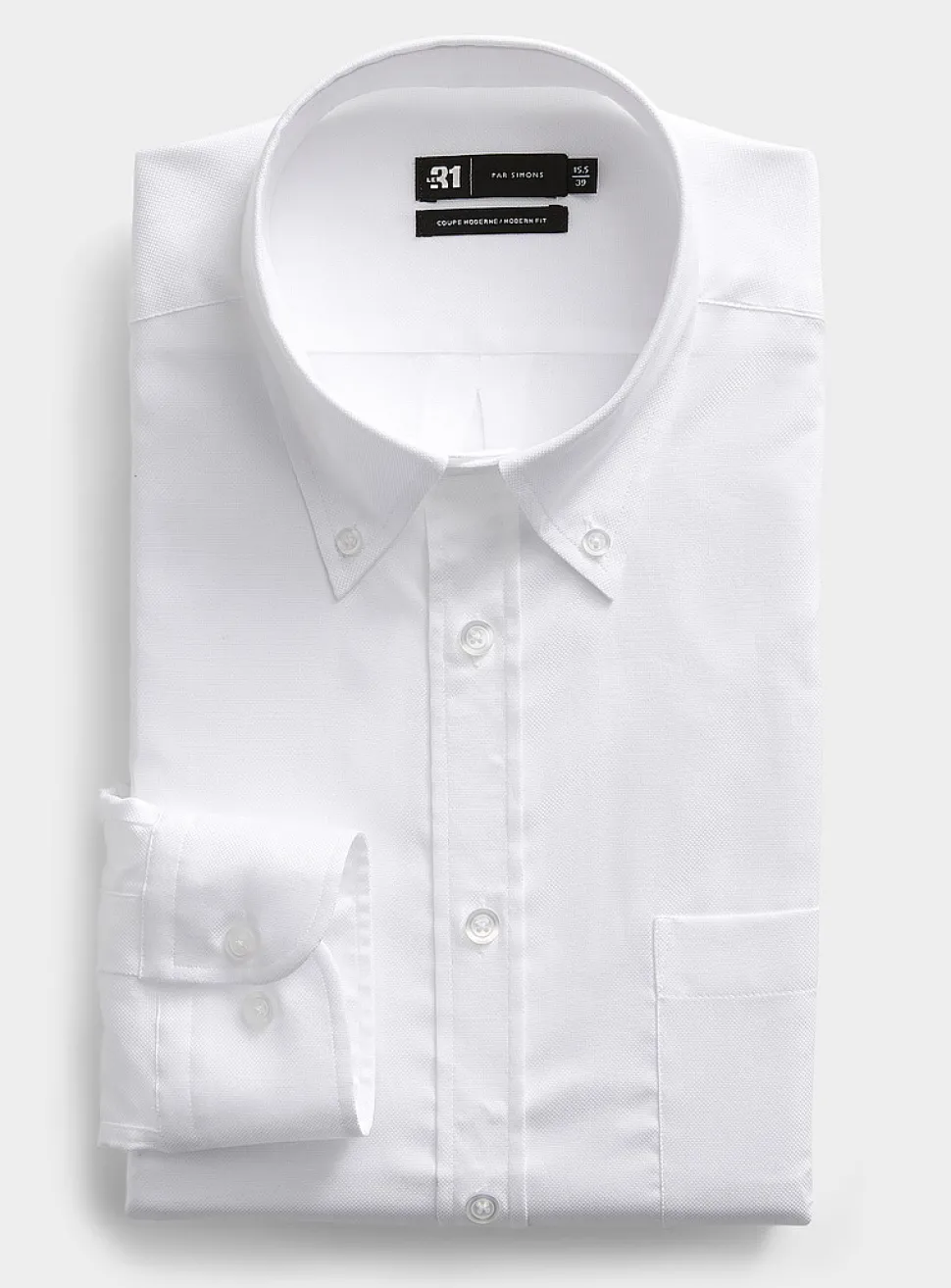 Buttoned-collar Oxford shirt