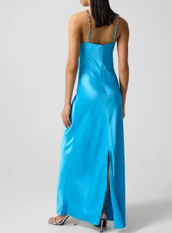 Cadence satiny long dress