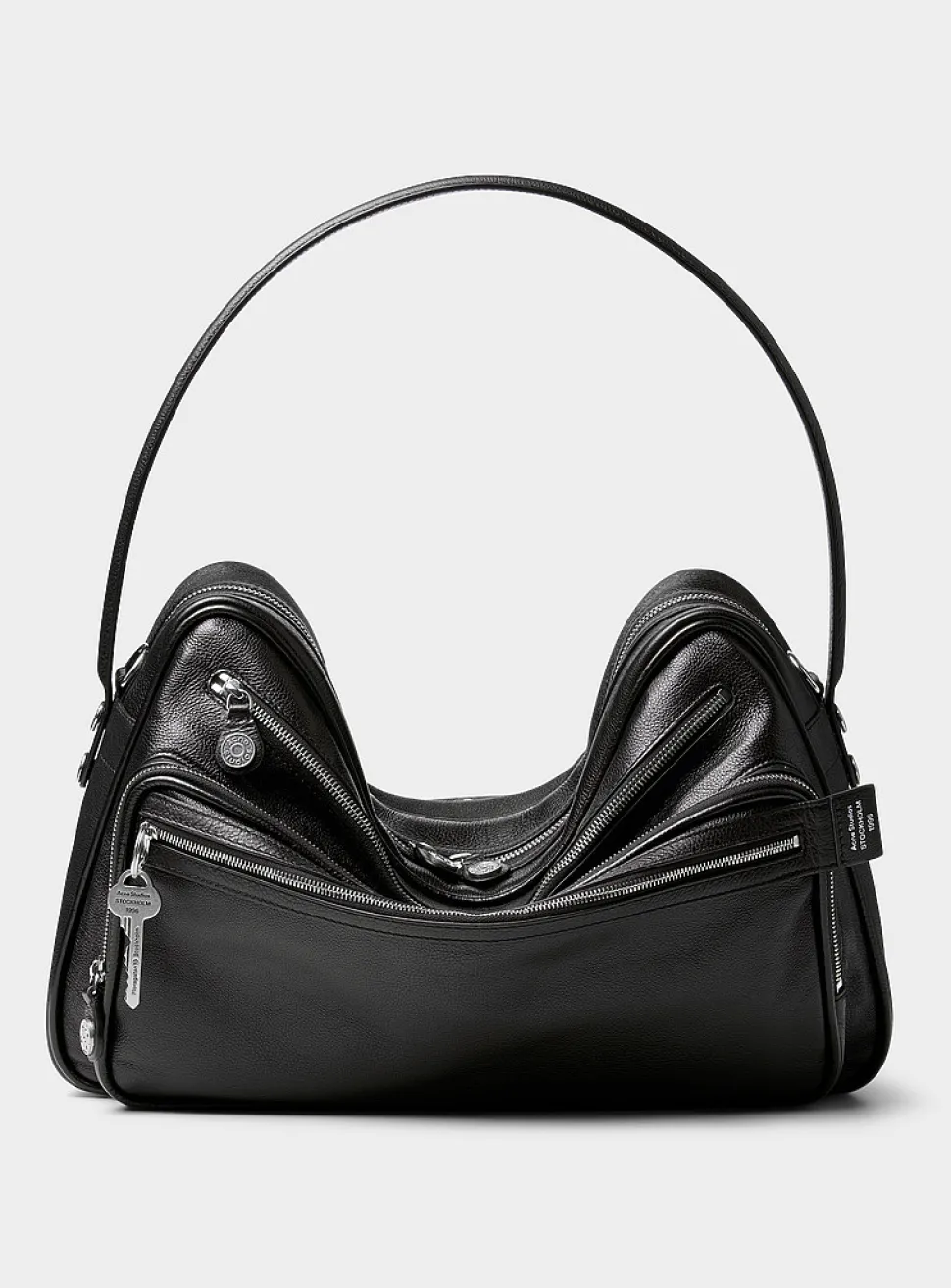 Camero leather messenger bag