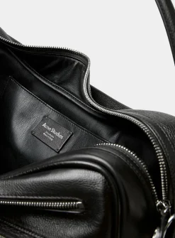 Camero leather messenger bag