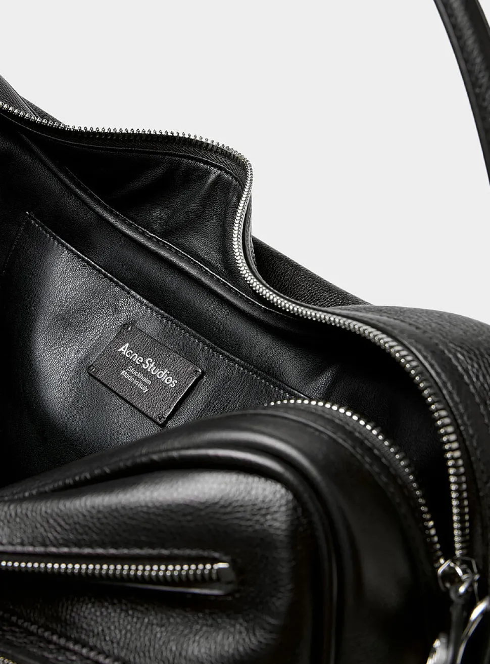 Camero leather messenger bag