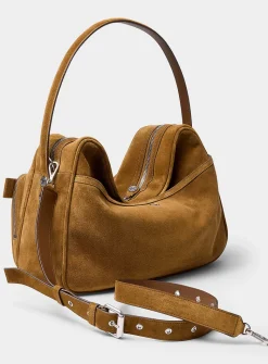 Camero suede crossbody bag