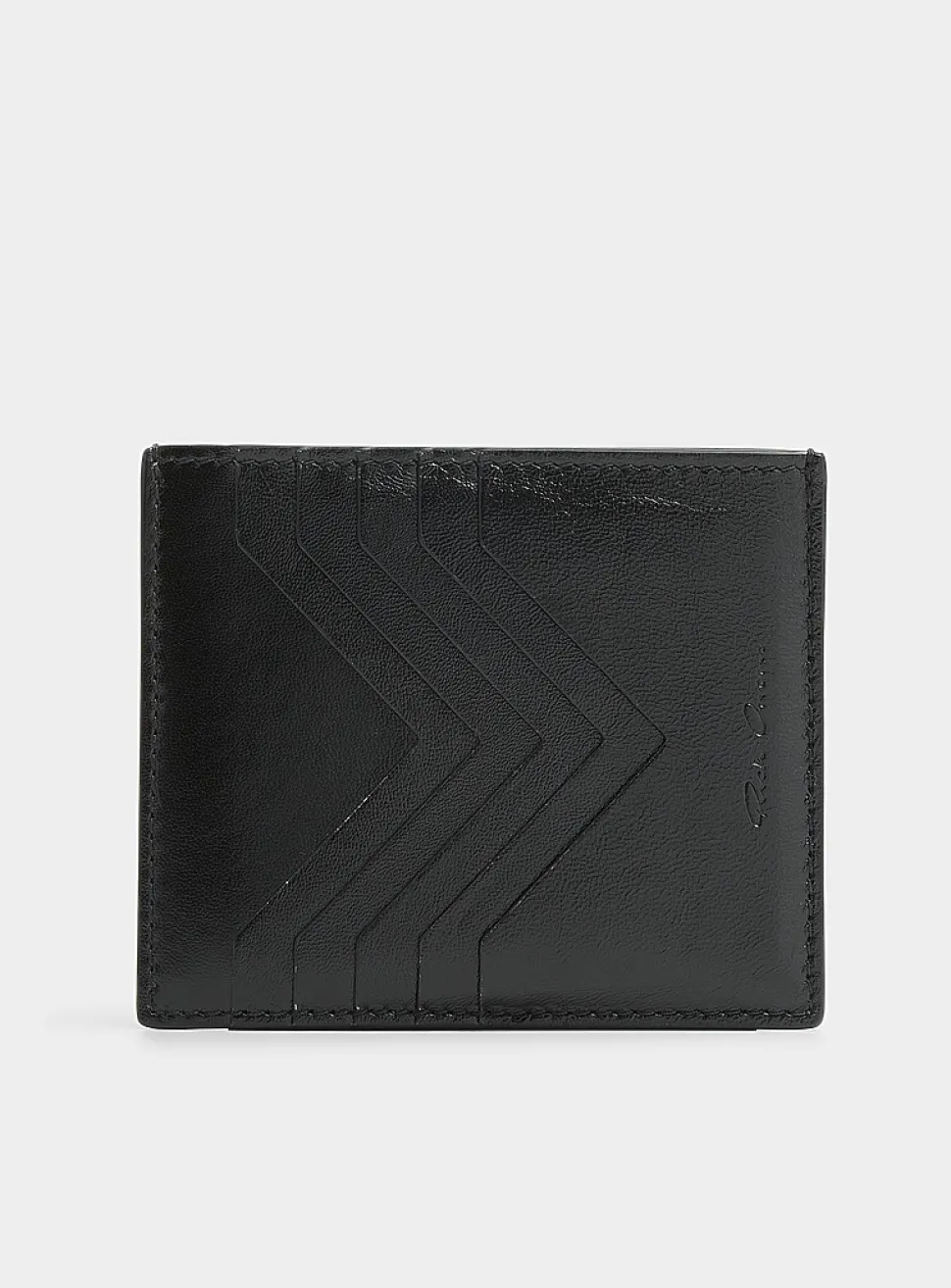 Chevron pocket cardholder