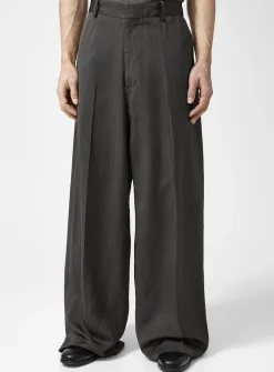 Chevron stripes wide-leg pant