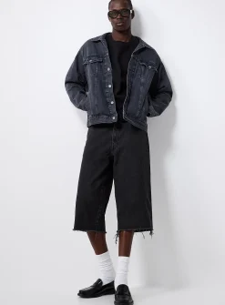 Chevron weft Trucker jacket