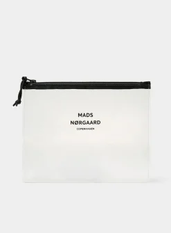 Clear zipped pouch