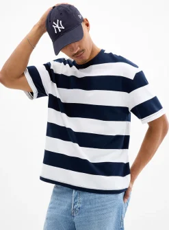 Club-stripe T-shirt