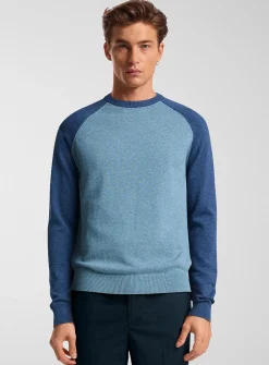 Colourblock raglan sweater