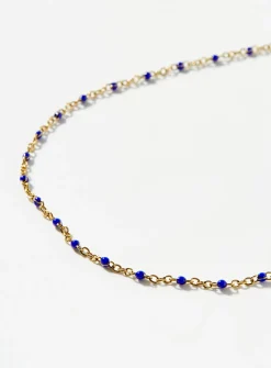 Coloured beaded chain