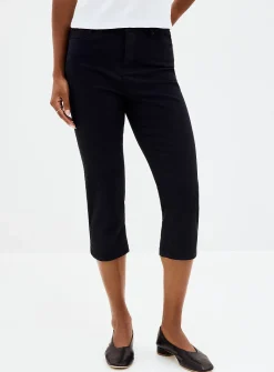 Colourful denim capri pant