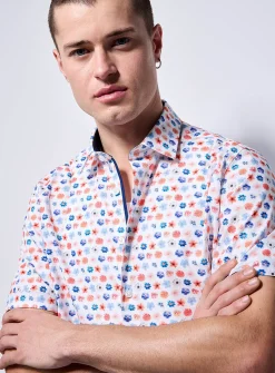 Colourful floral shirt