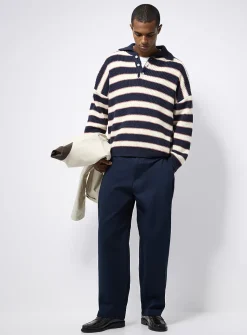 Colourful twill pant
