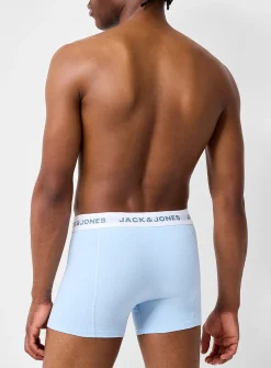 3" comfortable contrast-waist trunk